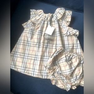 NWT Burberry dress with bloomers